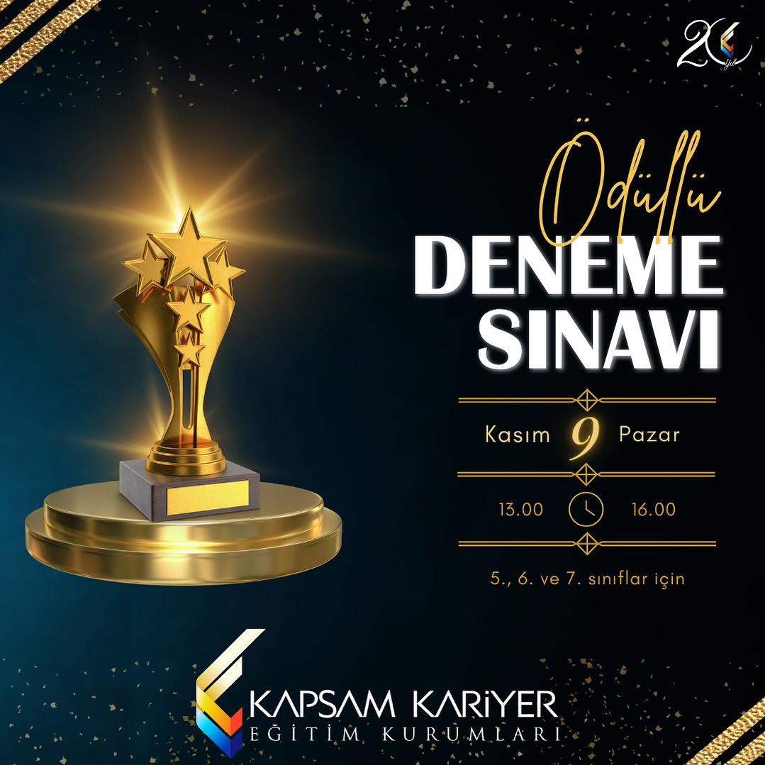 ÖDÜLLÜ DENEME SINAVI