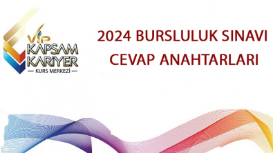 2024 Bursluluk Sınavı Cevap Anahtarları